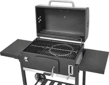 Kingstone Black Angus XXL – gril na dřevěné uhlí